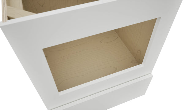 Fabuwood Luxe Frost BMC24 Base Microwave Cabinet, Detail View