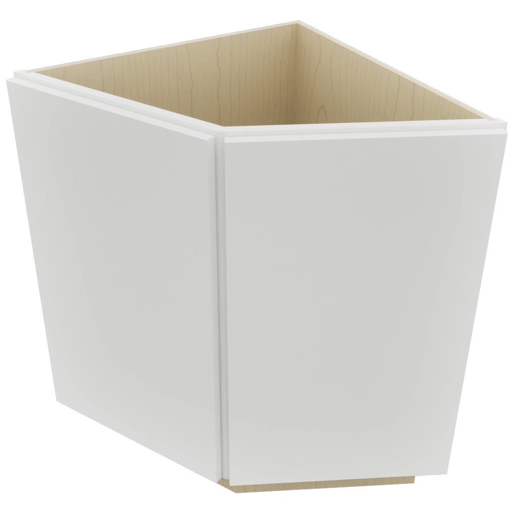 Fabuwood Luxe Frost BRA24 Base Return Angle Cabinet, Top View