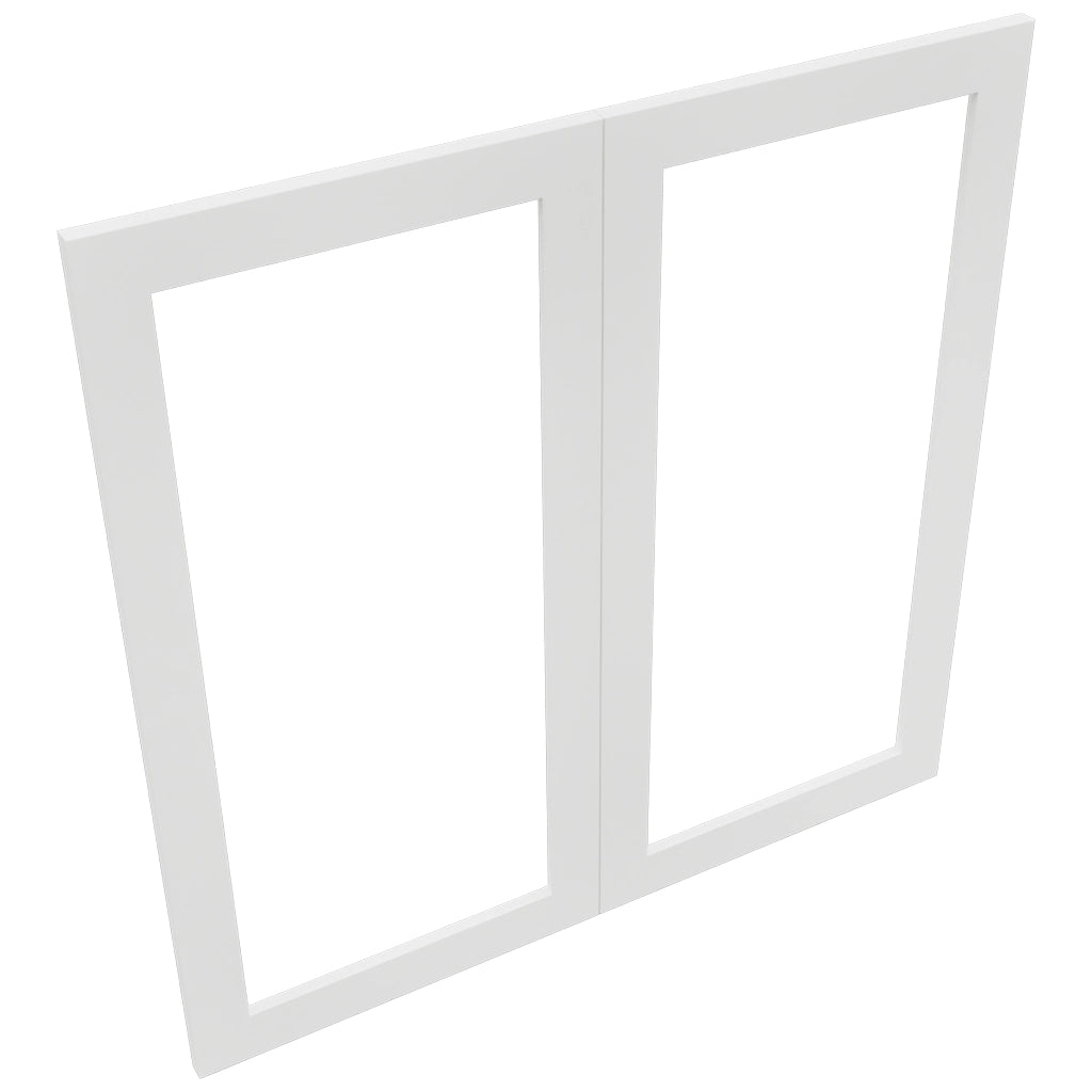 Fabuwood Luxe Frost DS DFG3636 Wall Prepped Door, Top View