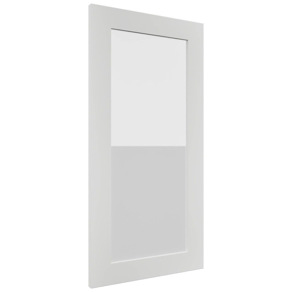 Fabuwood Luxe Frost DS GDW1530 Wall Glass Door, Front View