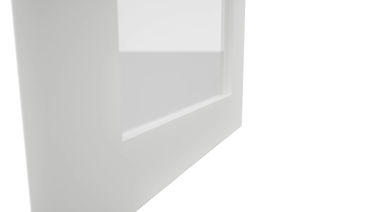 Fabuwood Luxe Frost DS GDW1542 Wall Glass Door, Detail View