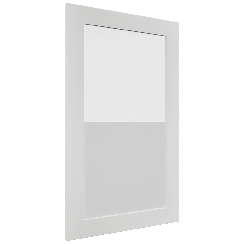 Fabuwood Luxe Frost DS GDW1830 Wall Glass Door, Front View
