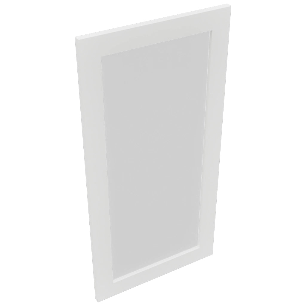 Fabuwood Luxe Frost DS GDW1836 Wall Glass Door, Top View