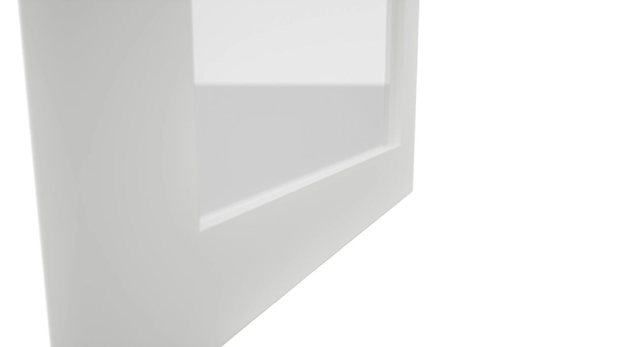 Fabuwood Luxe Frost DS GDW1836 Wall Glass Door, Detail View