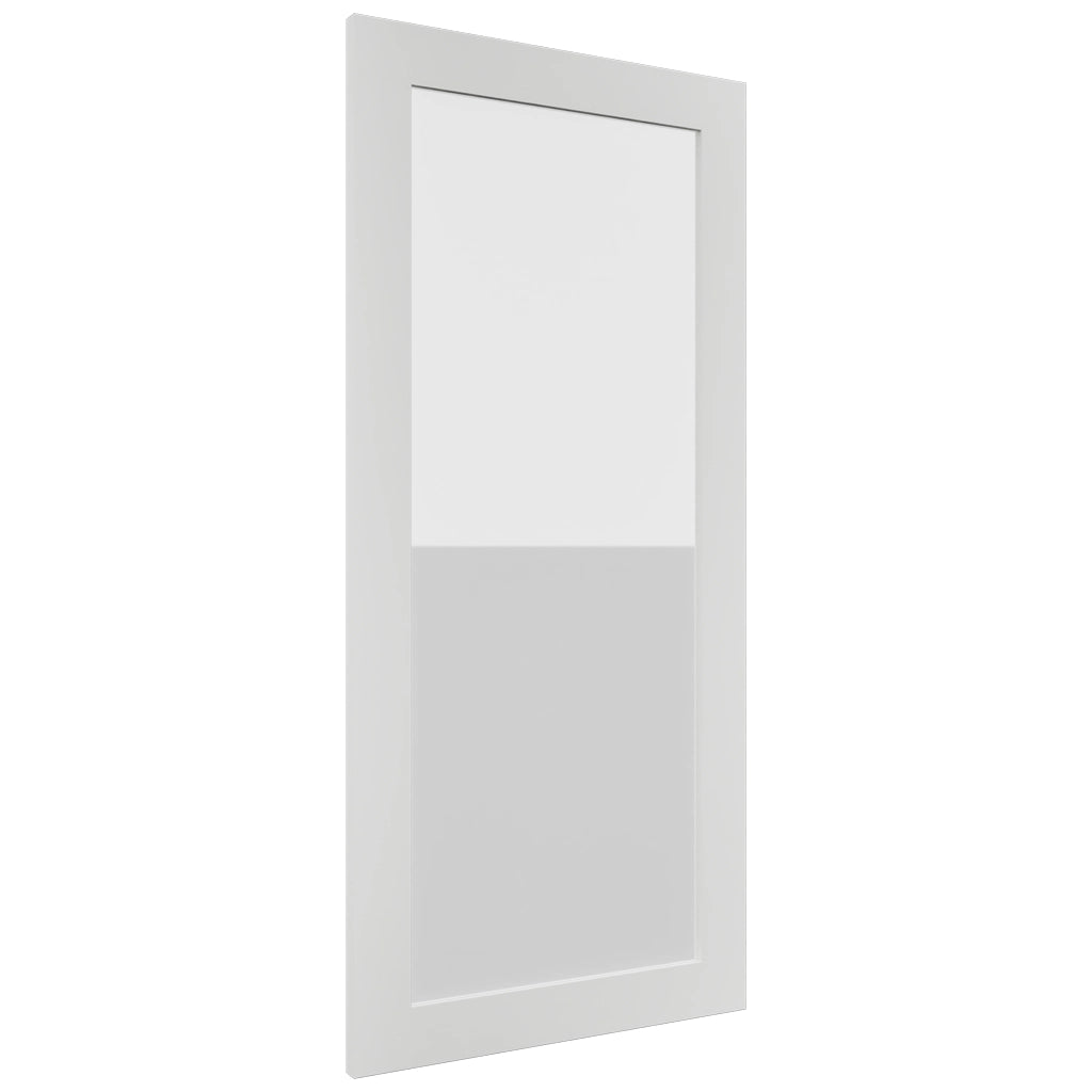 Fabuwood Luxe Frost DS GDW1839 Wall Glass Door, Front View