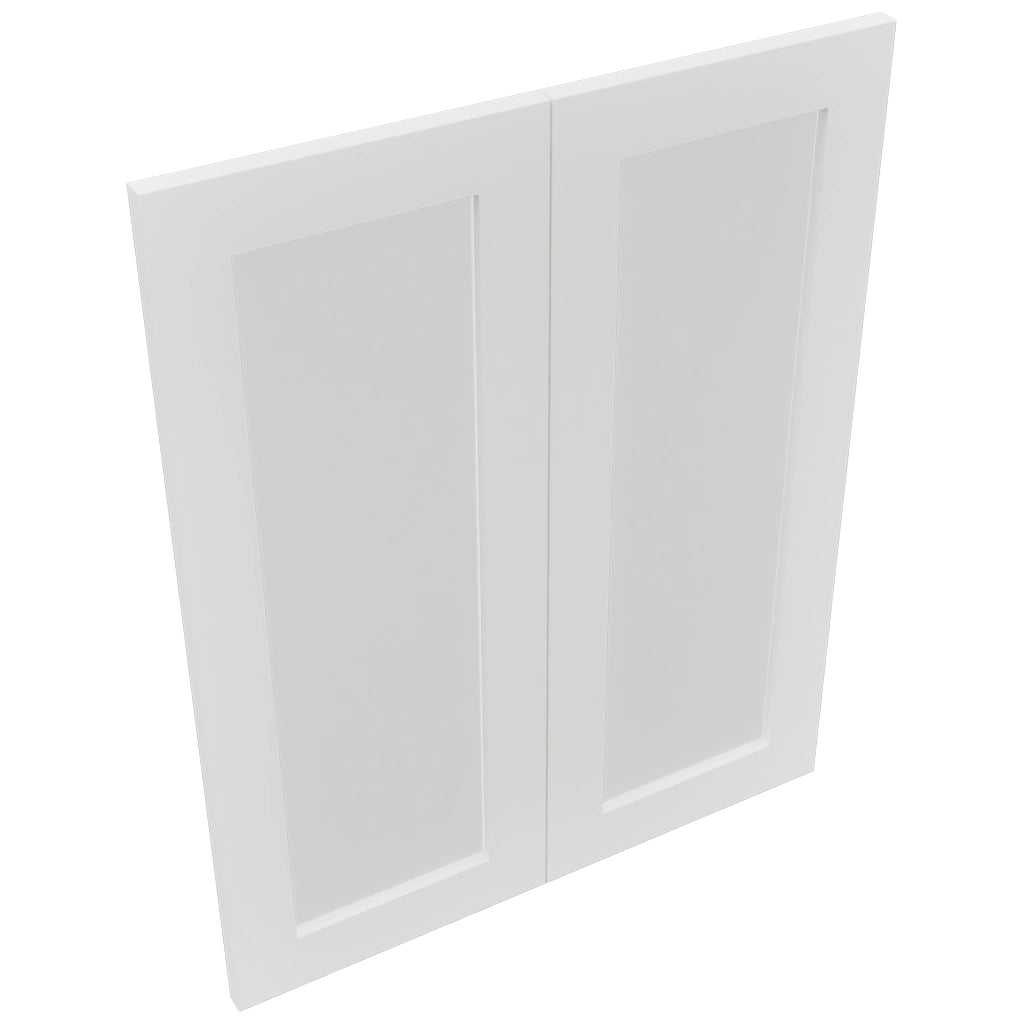 Fabuwood Luxe Frost DS GDW2430 Wall Glass Door, Top View