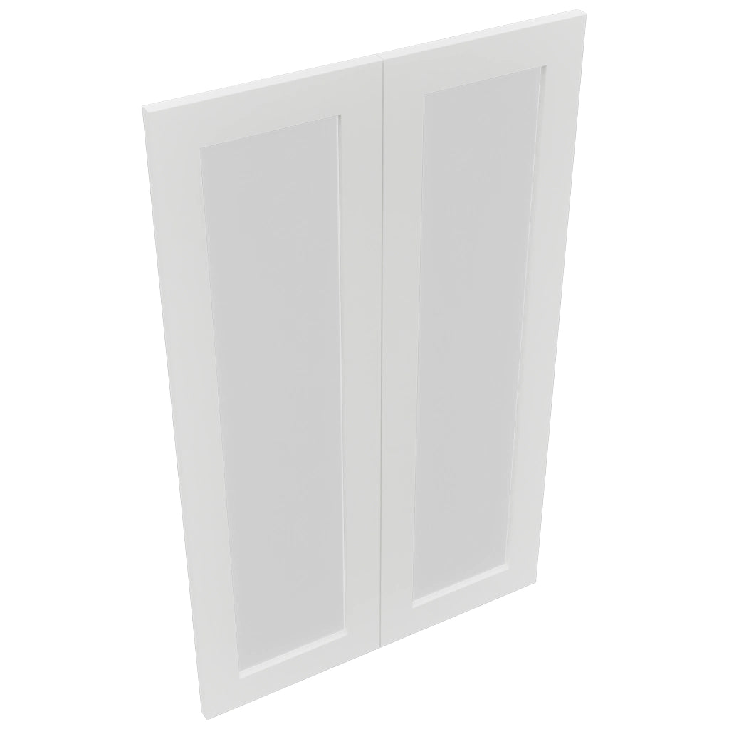 Fabuwood Luxe Frost DS GDW2439 Wall Glass Door, Top View