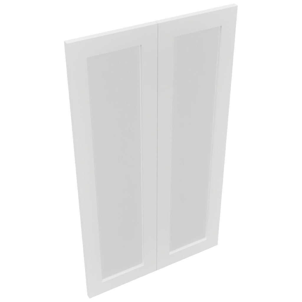 Fabuwood Luxe Frost DS GDW2442 Wall Glass Door, Top View