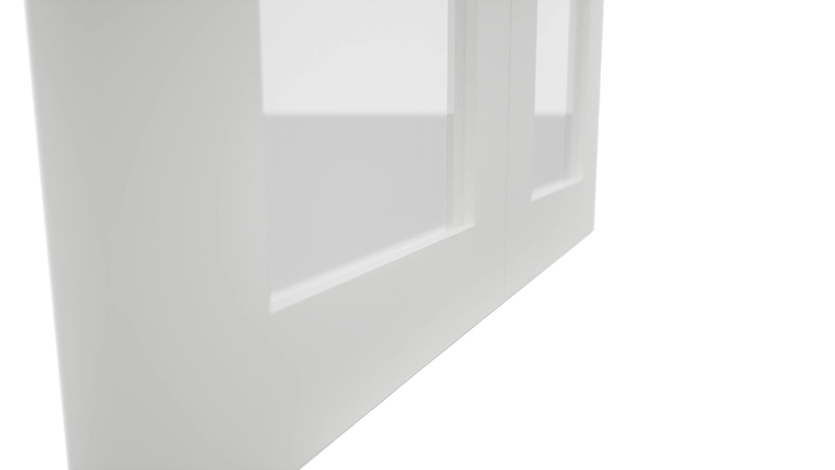 Fabuwood Luxe Frost DS GDW2442 Wall Glass Door, Detail View