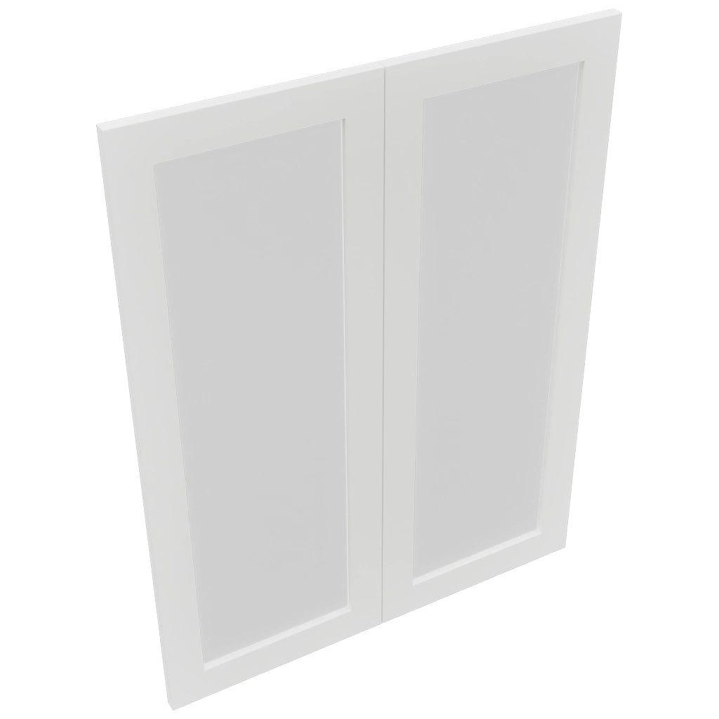 Fabuwood Luxe Frost DS GDW3039 Wall Glass Door, Top View
