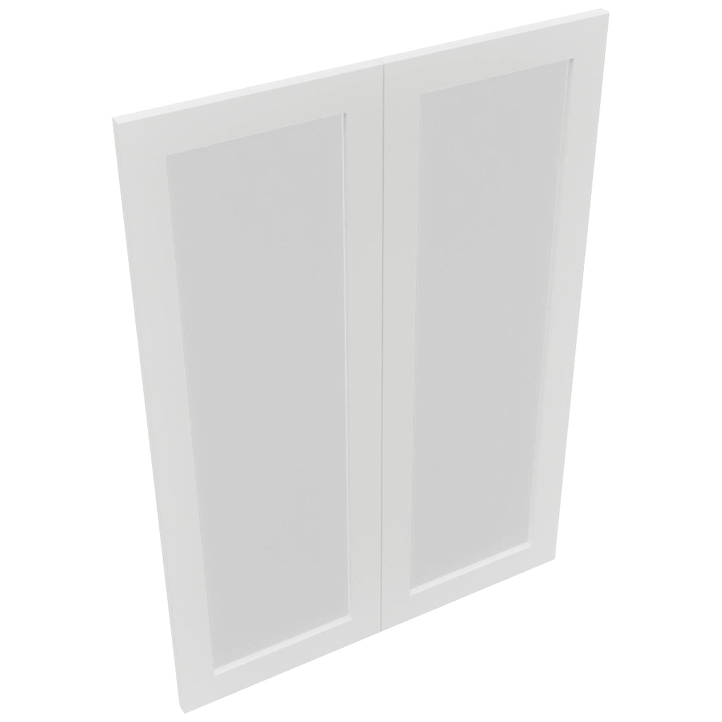 Fabuwood Luxe Frost DS GDW3042 Wall Glass Door, Top View