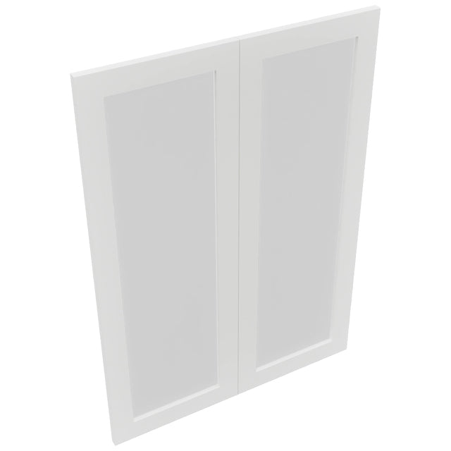 Fabuwood Luxe Frost DS GDW3042 Wall Glass Door, Top View