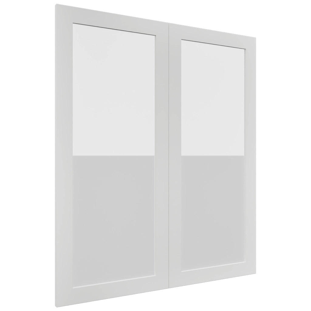 Fabuwood Luxe Frost DS GDW3642 Wall Glass Door, Front View