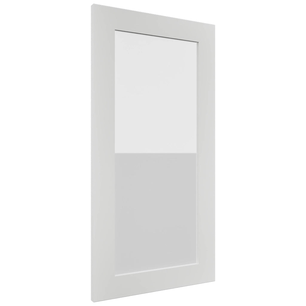 Fabuwood Luxe Frost DS GDWDC2430 Wall Glass Door, Front View