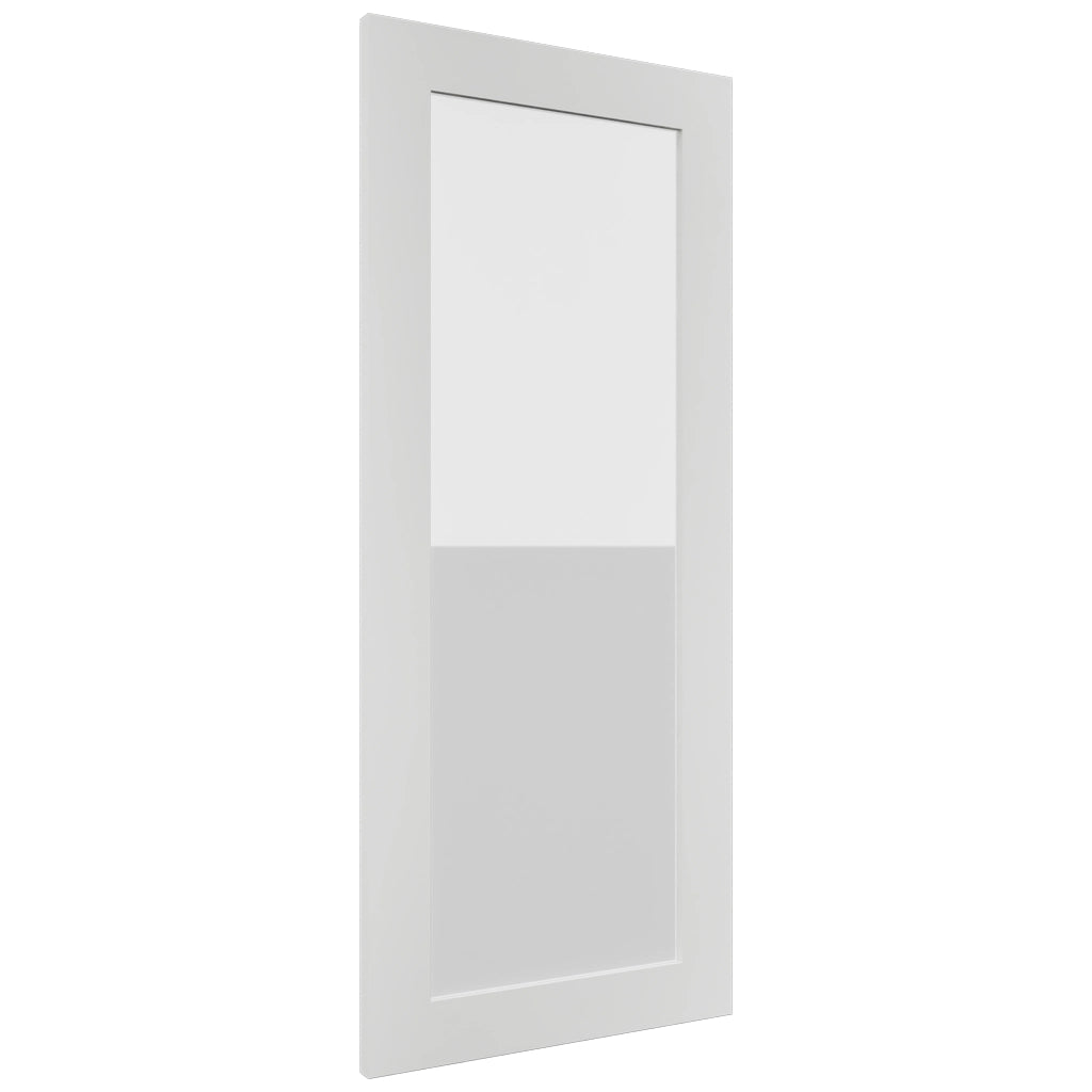 Fabuwood Luxe Frost DS GDWDC2436 Wall Glass Door, Front View