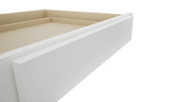 Fabuwood Luxe Frost KD30 Vanity Desk, Detail View