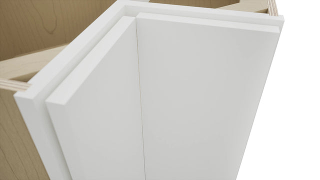 Fabuwood Luxe Frost LSB33 Base Corner Lazy Susan Cabinet, Detail View