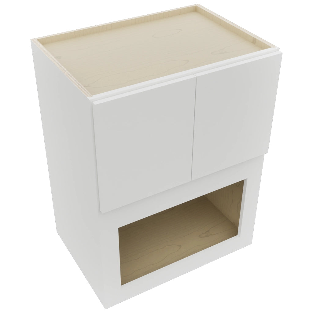 Fabuwood Luxe Frost MC303921 Wall Microwave Cabinet, Top View