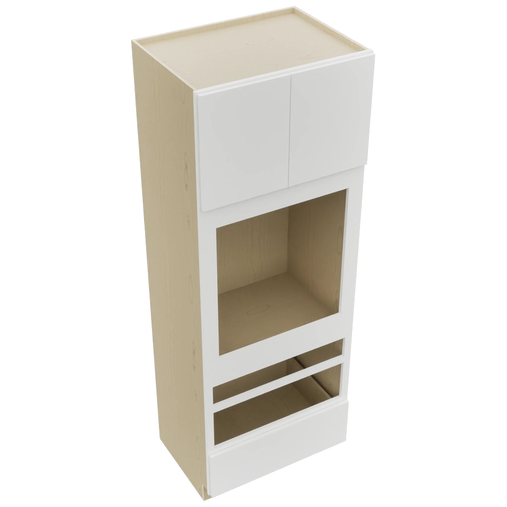 Fabuwood Luxe Frost OC3393D Tall Oven Cabinet Double, Top View