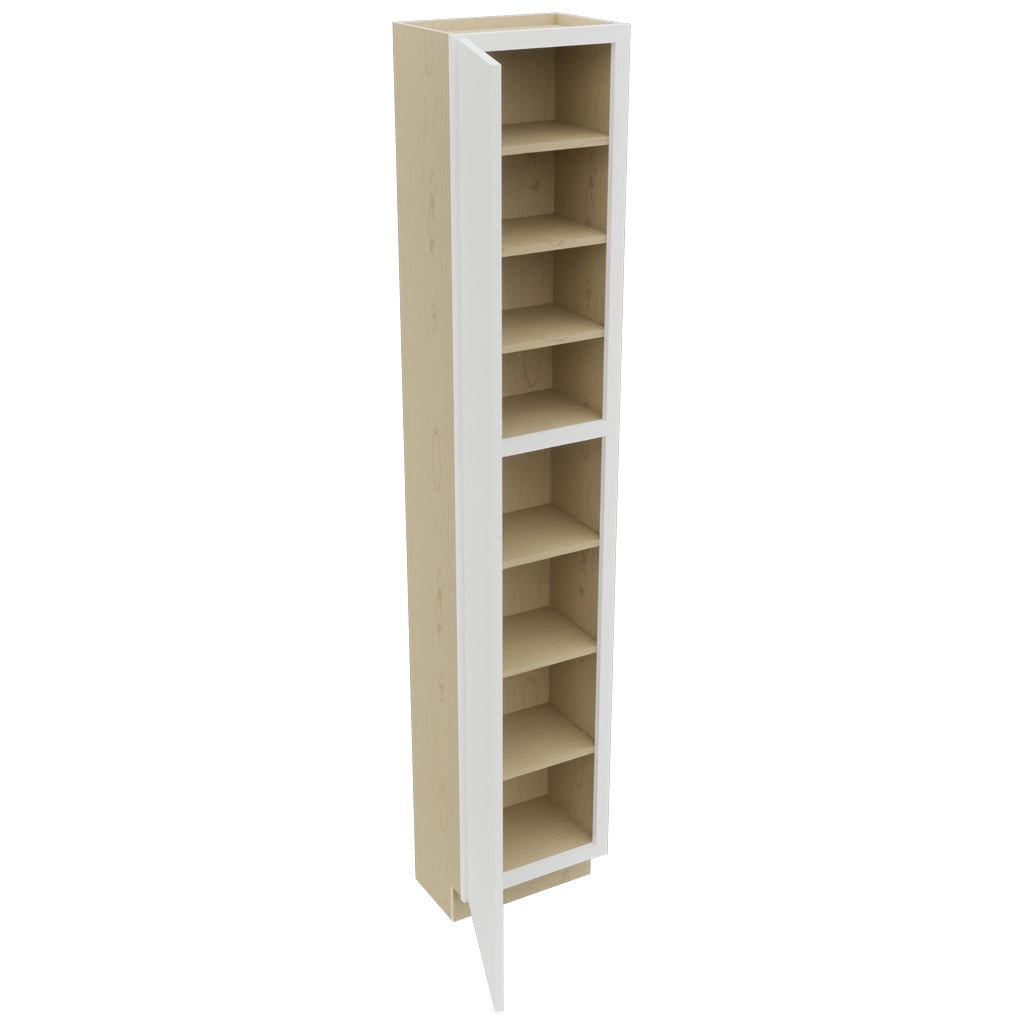 Fabuwood Luxe Frost TP181293 Tall Pantry Cabinet, Open View