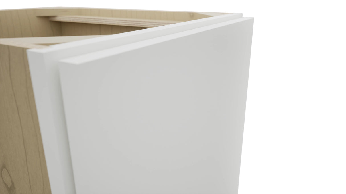 Fabuwood Luxe Frost VB18FD Vanity Base Full Height Cabinet, Detail View