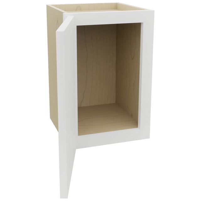 Fabuwood Luxe Frost W1218 Wall Standard Cabinet, Open View