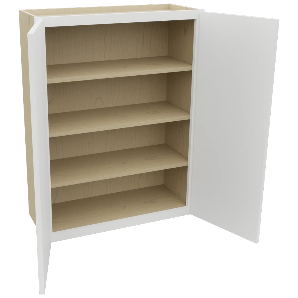 Fabuwood Luxe Frost W3039 Wall Standard Cabinet, Open View