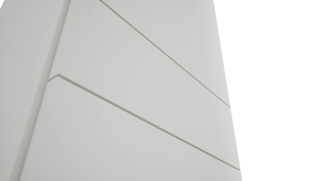 Fabuwood Luxe Frost WD1848 Wall Drawer Cabinet, Detail View