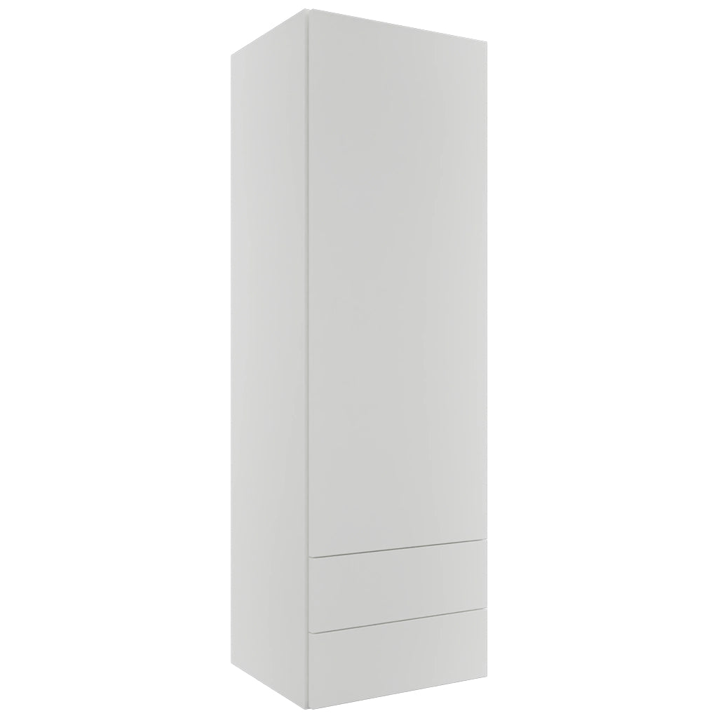 Fabuwood Luxe Frost WD1857 Wall Drawer Cabinet, Front View