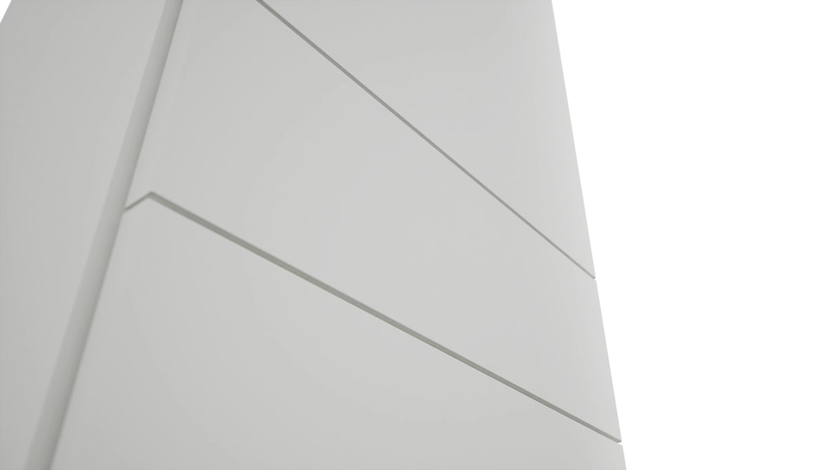 Fabuwood Luxe Frost WD1857 Wall Drawer Cabinet, Detail View