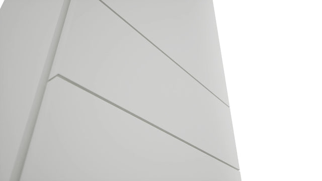 Fabuwood Luxe Frost WD1857 Wall Drawer Cabinet, Detail View