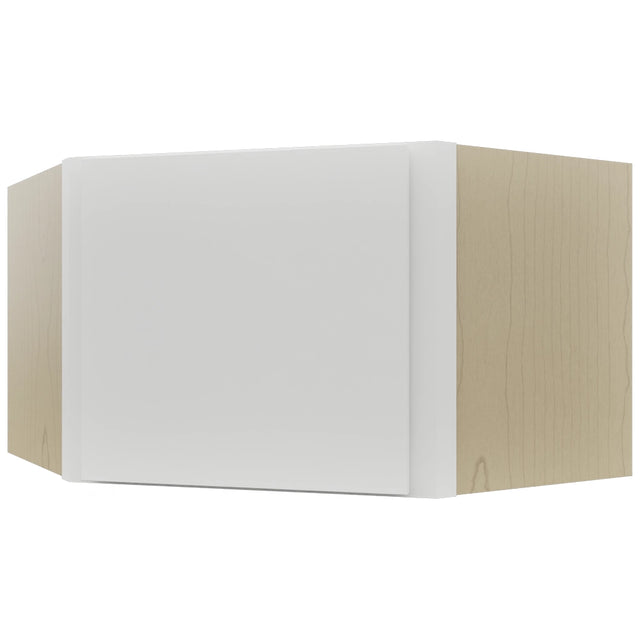 Fabuwood Luxe Frost WDC2415 Wall Corner Diagonal Cabinet, Front View