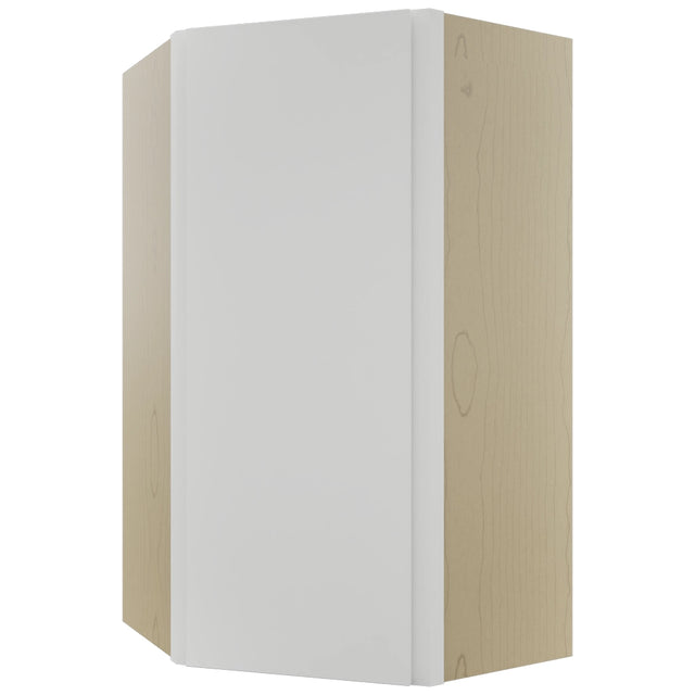 Fabuwood Luxe Frost WDC2442 Wall Corner Diagonal Cabinet, Front View