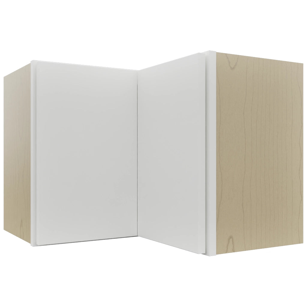 Fabuwood Luxe Frost WPC2418 Wall Corner Pie Cabinet, Front View