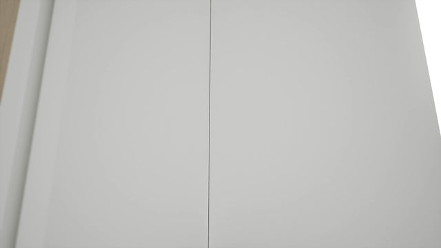 Fabuwood Luxe Frost WPC2436 Wall Corner Pie Cabinet, Detail View