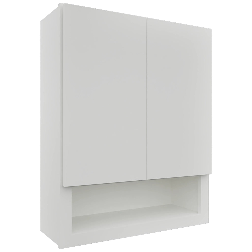 Fabuwood Luxe Frost WVS2430 Vanity Wall Storage, Front View