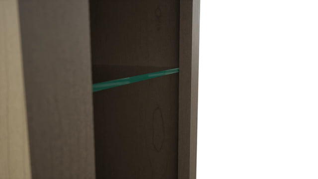 Fabuwood Mocha NDW1242 Wall Standard No Door Cabinet, Detail View