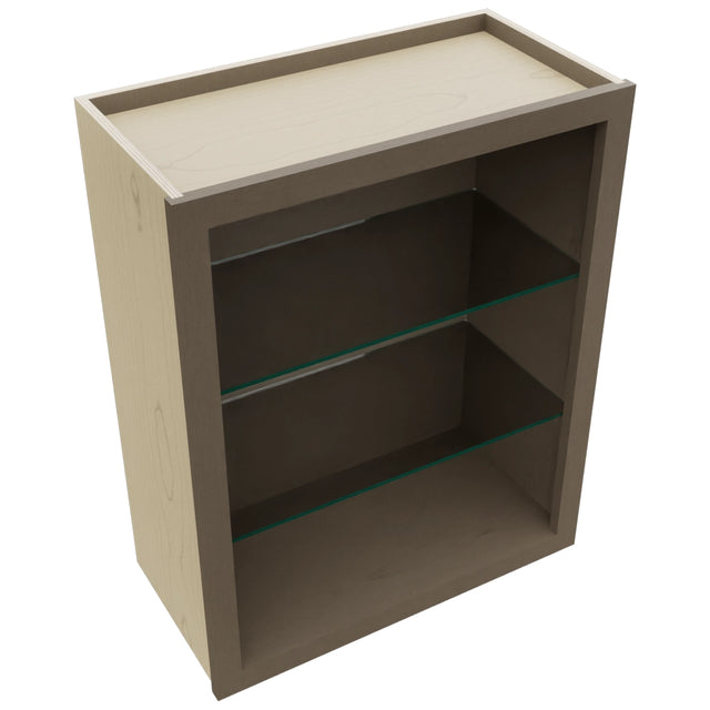 Fabuwood Mocha NDW2430 Wall Standard No Door Cabinet, Top View