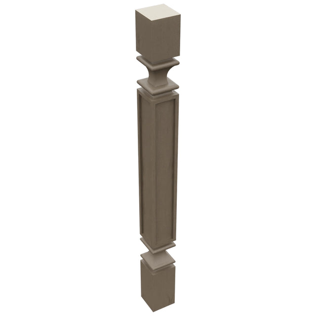 Fabuwood Mocha SP3X3 Base Post, Top View