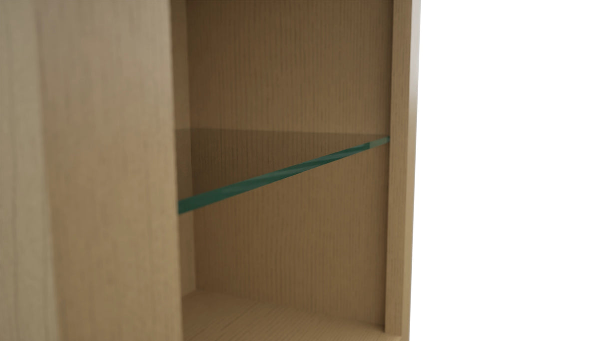 Fabuwood Natural Oak NDW1830 Wall Standard No Door Cabinet, Detail View