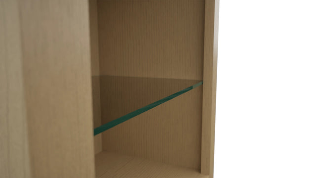 Fabuwood Natural Oak NDW1836 Wall Standard No Door Cabinet, Detail View