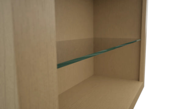 Fabuwood Natural Oak NDW3030 Wall Standard No Door Cabinet, Detail View