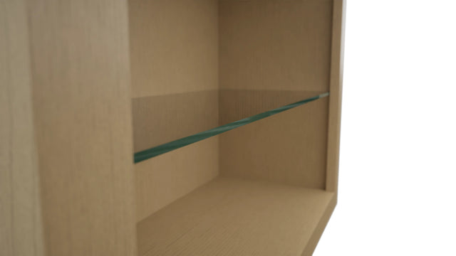 Fabuwood Natural Oak NDW3039 Wall Standard No Door Cabinet, Detail View