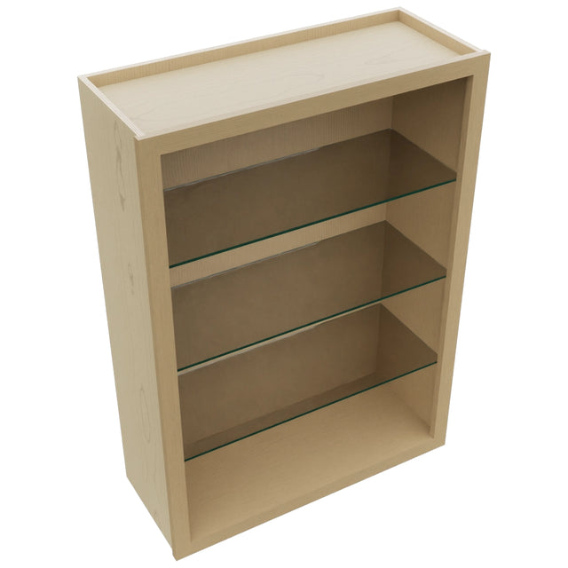 Fabuwood Natural Oak NDW3042 Wall Standard No Door Cabinet, Top View