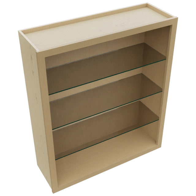 Fabuwood Natural Oak NDW3642 Wall Standard No Door Cabinet, Top View