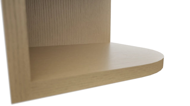 Fabuwood Natural Oak OE1242 Wall Open End Cabinet, Detail View