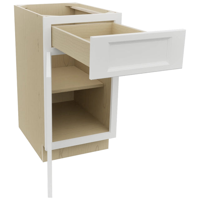 Fabuwood Nexus Frost B18 Base Standard Cabinet, Open View