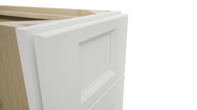 Fabuwood Nexus Frost DB12 Base 3 Drawers Cabinet, Detail View