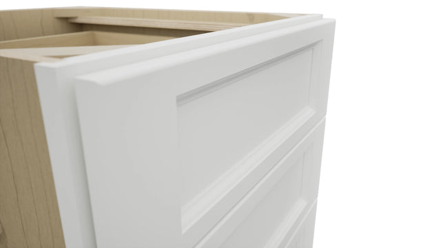 Fabuwood Nexus Frost DB21-4 Base 4 Drawers Cabinet, Detail View
