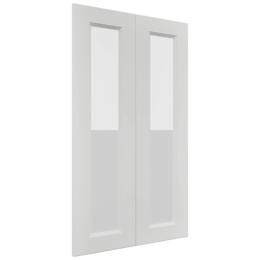 Fabuwood Nexus Frost DS GDW2442 Wall Glass Door, Front View
